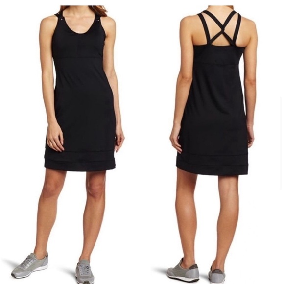 Merrell Opti-Wick Lily UPF 50 Aqua Teal Dress Medium Active Sport Athletic Dress - Picture 2 of 12